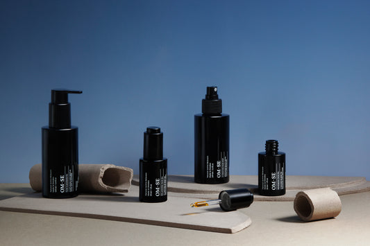 OM-SE, a new simplified skincare brand with premium natural active ingredients, made for all faces.