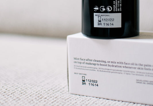 Made in fresh small series to maximise product potency and minimise waste