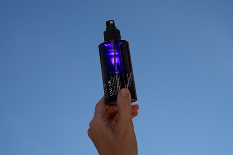OM-SE ultra violet glass bottle preserves the active ingredients